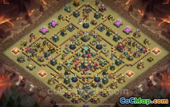 Best Anti 2 Stars TH14 War Base 2025 | Clash of Clans #26241