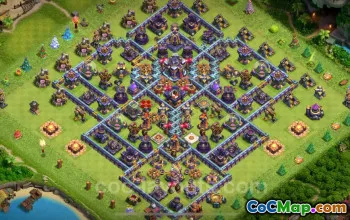 Best Anti 2 Stars TH15 Base - Clash of Clans Strategy #26209