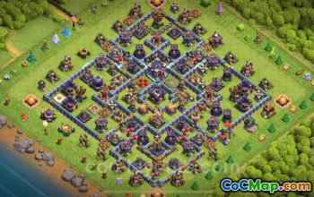 Best Anti 2 Stars TH15 Base Copy - Hybrid Defense Guide #26215