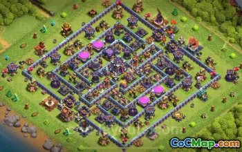 Best Anti 2 Stars TH15 Base with Link 2025 | Clash of Clans #48582