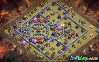 Best Anti 2 Stars TH15 War Base 2025 with Link #21938