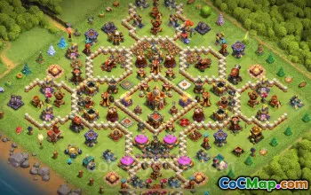 Best Anti 2 Stars TH16 Base 2025 - Clash of Clans #22272