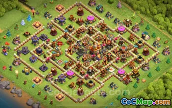 Best Anti 2 Stars TH16 Base Copy - Clash of Clans 2025 #22281