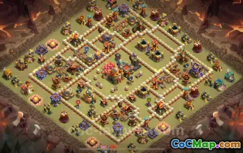Best Anti 2 Stars TH16 War Base 2025 #55342
