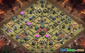Best Anti 2 Stars TH17 War Base 2025 #55459