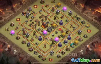 Best Anti 2 Stars War Base TH10 - Link & Strategies #24921