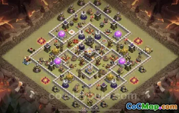 Best Anti 2 Stars War Base TH11 - Clash of Clans Copy #25318