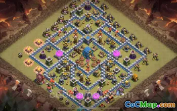 Best Anti 2 Stars War Base TH12 - 2025 CWL Copy #26638