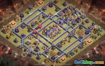 Best Anti 2 Stars War Base TH15 2025 #55439