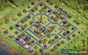 Best Anti 3-Star TH12 Base - Anti Air Defense (COC) #25607