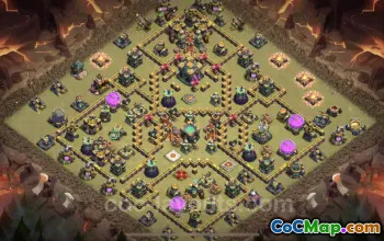 Best Anti 3 Star TH14 War Base - Clash of Clans Copy #21541