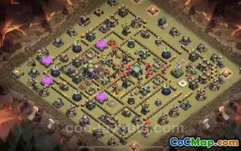 Best Anti 3-Star TH14 War Base - Link & Defense Tips #21566