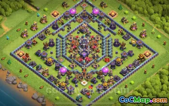 최고의 안티 3 스타 TH15 베이스 2024 - 링크 하이브리드 레이아웃 복사 #17748