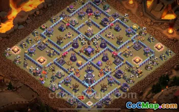 Best Anti 3 Star TH15 War Base - Clash of Clans #22142