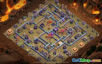 Best Anti 3-Star TH15 War Base Link for Clash of Clans #22175