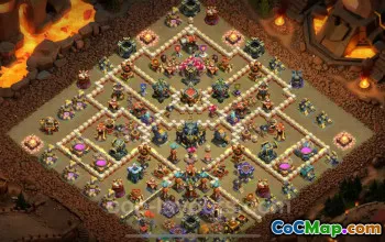 Best Anti 3 Star TH17 War Base 2025 - Clash of Clans #22602