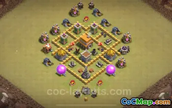 Anti 3 Star TH5 War Base Tốt Nhất 2024 - Copy Link Bên Trong #18197