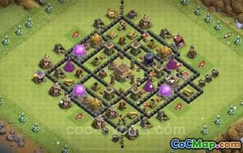 Best Anti 3 Star TH8 Base Link & Hybrid Defense 2023 #19040