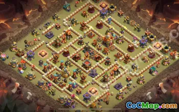 Best Anti 3 Stars CWL Base TH16 2025 #55456