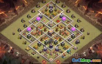 Best Anti 3 Stars TH11 War Base 2024 - Clash of Clans #25272
