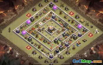 Best Anti 3 Stars TH11 War Base - Clash of Clans Guide #25364
