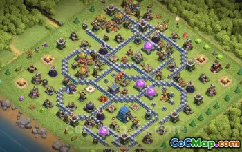 Best Anti 3 Stars TH12 Base | Clash of Clans Defense #25601
