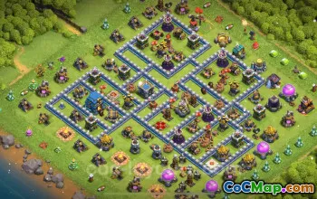Best Anti 3 Stars TH12 Base Link 2024 - Clash of Clans #20551