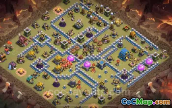 Best Anti 3 Stars TH12 War Base 2025 - Copy Link Here! #26769