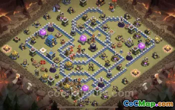 Best Anti 3 Stars TH12 War Base Copy with Link #25512