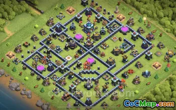 Best Anti 3 Stars TH13 Base Link - Clash of Clans #25837