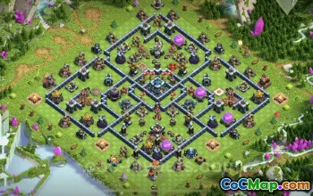 Best Anti 3 Stars TH13 Base Links - Clash of Clans #25867