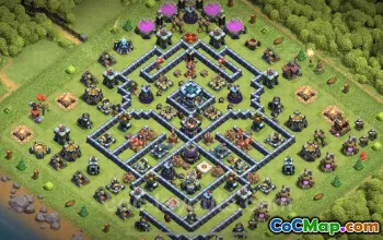 Best Anti 3 Stars TH13 Base - Town Hall 13 Defense Guide #25864