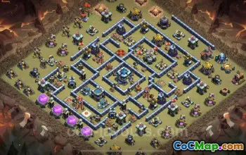 Best Anti 3 Stars TH13 War Base - Clash of Clans Guide #25766