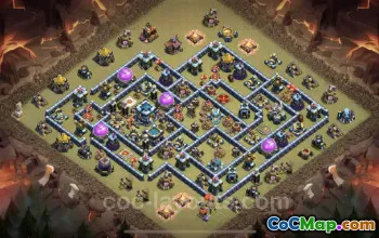 Best Anti 3 Stars TH13 War Base - Clash of Clans Link #25963