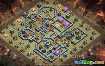 Best Anti 3 Stars TH13 War Base Copy - Clash of Clans #25732