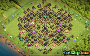 Best Anti 3 Stars TH14 Base - Legend League Copy & Link #26050