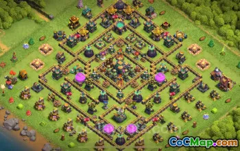 Best Anti 3 Stars TH14 Base Link - Clash of Clans 2025 #26731
