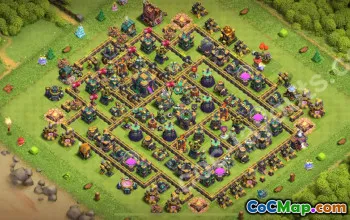 Best Anti 3 Stars TH14 Hybrid Base 2026 #57775