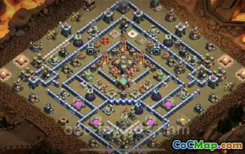 Best Anti 3 Stars TH14 War Base | Clash of Clans #21741