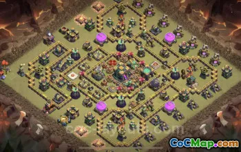 Best Anti 3 Stars TH14 War Base for Legend League #21781
