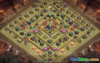 Best Anti 3 Stars TH14 War Base - Legend League Copy #21788
