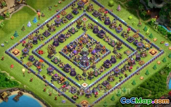 Best Anti 3 Stars TH15 Hybrid Base - Clash of Clans #26161