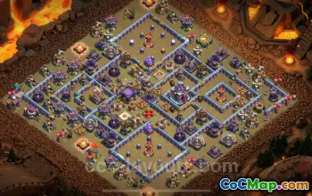Best Anti 3 Stars TH15 War Base with Link - Clash of Clans #22030