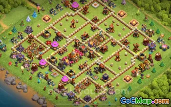 Best Anti 3 Stars TH16 Base 2025 - Clash of Clans #22229