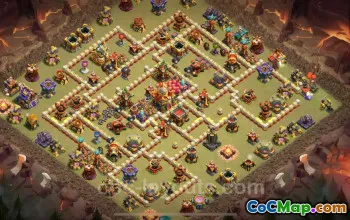 Best Anti 3 Stars TH16 Base with Link 2025 #55337