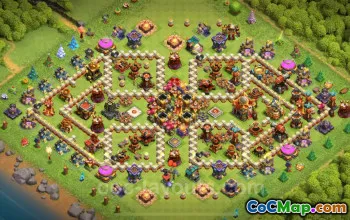Best Anti 3 Stars TH16 Base with Link - Clash of Clans 2025 #22432