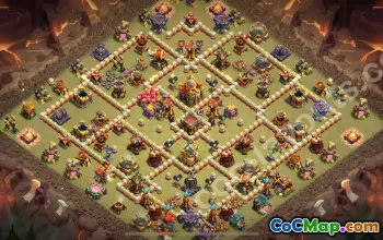 Best Anti 3 Stars TH16 War Base 2025 #55444
