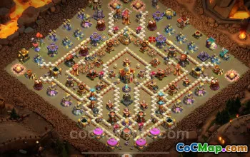 Best Anti 3 Stars TH16 War Base - Clash of Clans 2025 #22363
