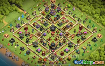 Best Anti 3 Stars TH17 Base - Clash of Clans 2025 #22502