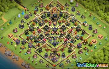 Best Anti 3 Stars TH17 Base - Hybrid Link for 2025 #22490